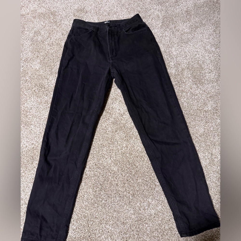Urban Outfitters Black Straight leg Mom Jeans